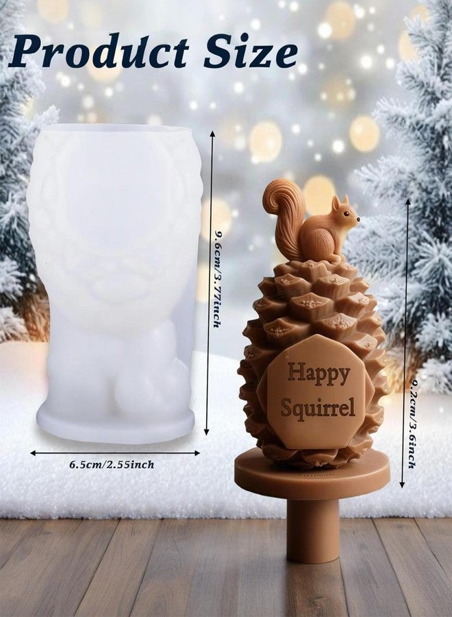 BdelrinQue Candle Mould Silicone,Christmas Candle Moulds,Christmas Tree Candle Mould, DIY Silicone Mold Suitable for Candles, Soap, Baking, Festival Decoration, Easy Demoulding - Image 2